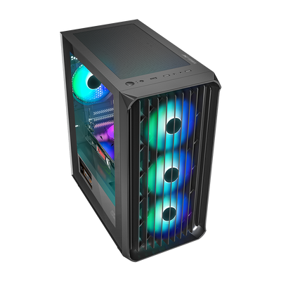 205 MINI 6F Gaming Chassis - Black