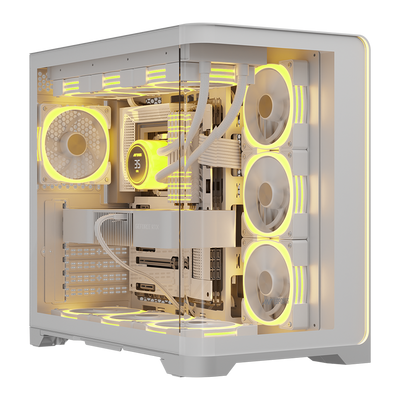 Crystal ARC Gaming Chassis - White