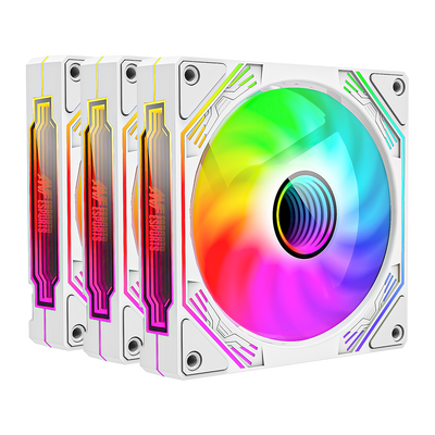 SCIFLOW KIT 3x120mm Case Fan Kit ARGB (White)