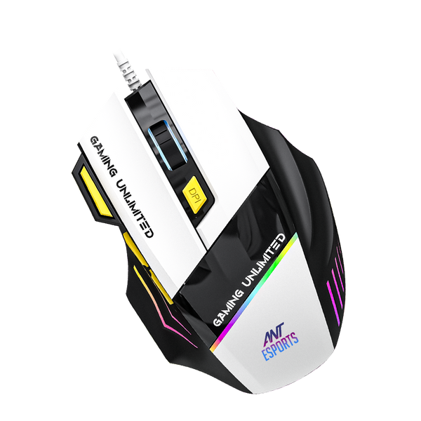 GM100 RGB Gaming Mouse - Black
