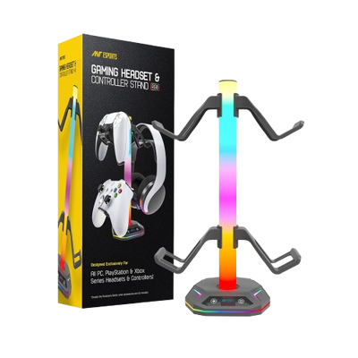 Headset Stand & Controller Stand - Black