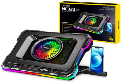 NC320 RGB Gaming Laptop Cooling Pad