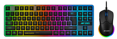KM730 Pro Wireless TKL Keyboard & Mouse Combo - Black