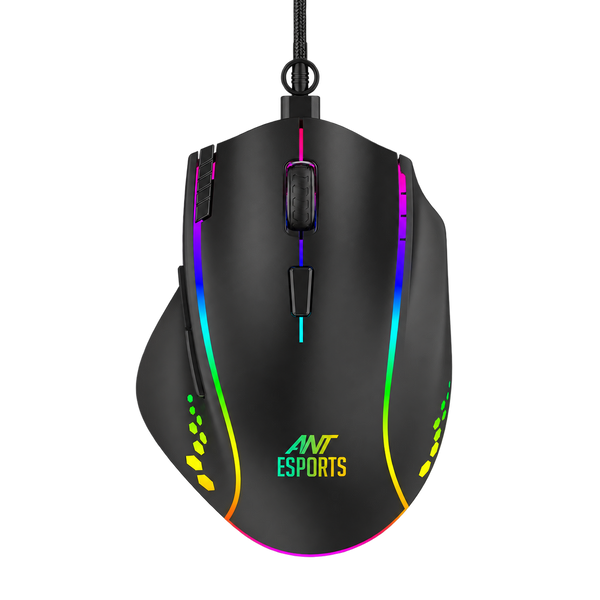 GM600 RGB Gaming Mouse - Black