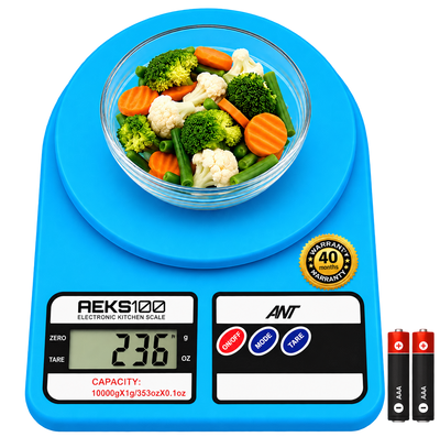 AEKS100 Electronic Kitchen Scale - Blue