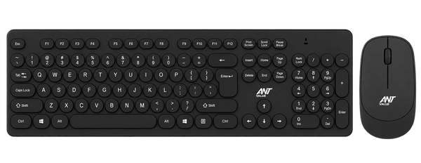 Value FKBRI05 Wireless Keyboard & Mouse Combo - Black