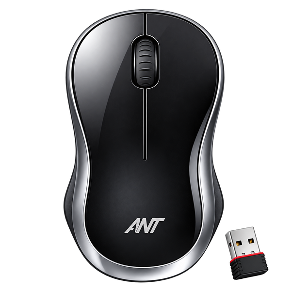 Globe 15 Wireless Mouse 2.4GHz - Black/Silver