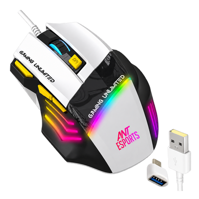 GM100 RGB Gaming Mouse - Black