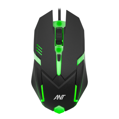 GM46 Wired Optical Gaming Mouse - Black