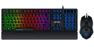 KM500W World of Warships Keyboard & Mouse Combo - Black