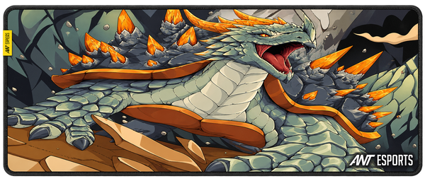 Golden Dragon Mouse Pad - Gold
