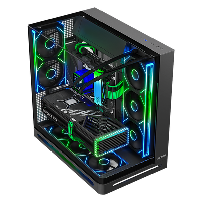 Crystal Arc Pro Gaming Chassis Black
