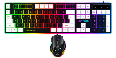 KM1410 Gaming Keyboard & Mouse Combo - Carbon Black