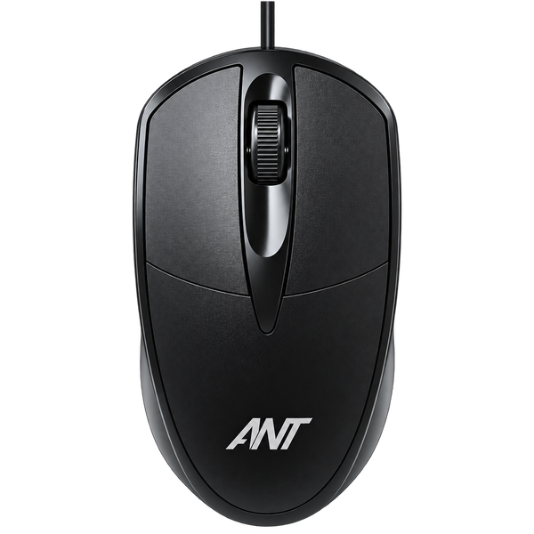 Globe 10 Wired Optical Mouse - Black