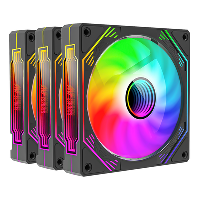 Sciflow 3x120mm ARGB Case Fan Kit (Black)