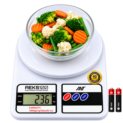 AEKS100 Electronic Kitchen Scale - White