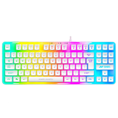 MK700 V2 TKL Membrane Keyboard - Mercury White