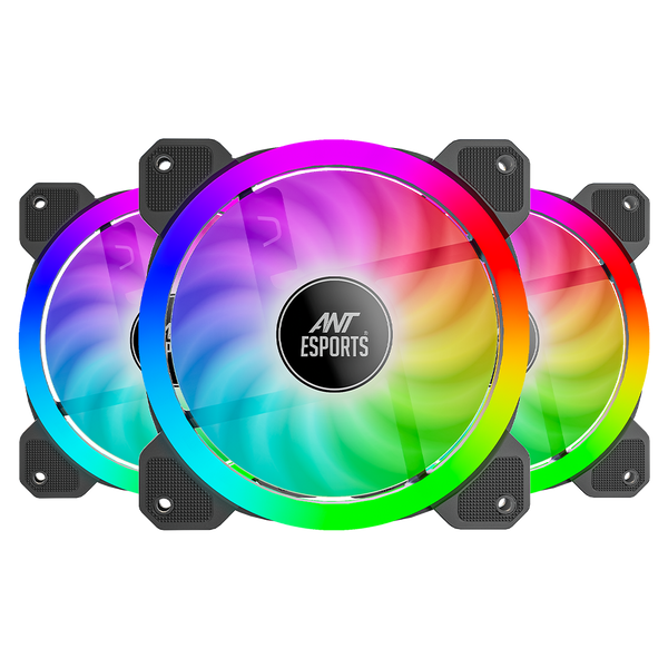 Superflow 3x120mm ARGB Black Case Fan Kit