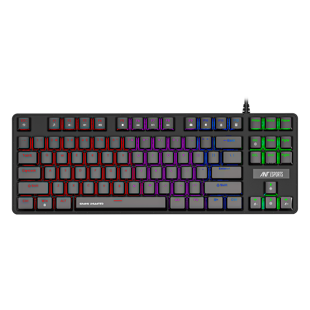 MK1000 TKL Mechanical Keyboard Blue Switch - Black