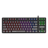 MK1000 TKL Mechanical Keyboard Blue Switch - Black