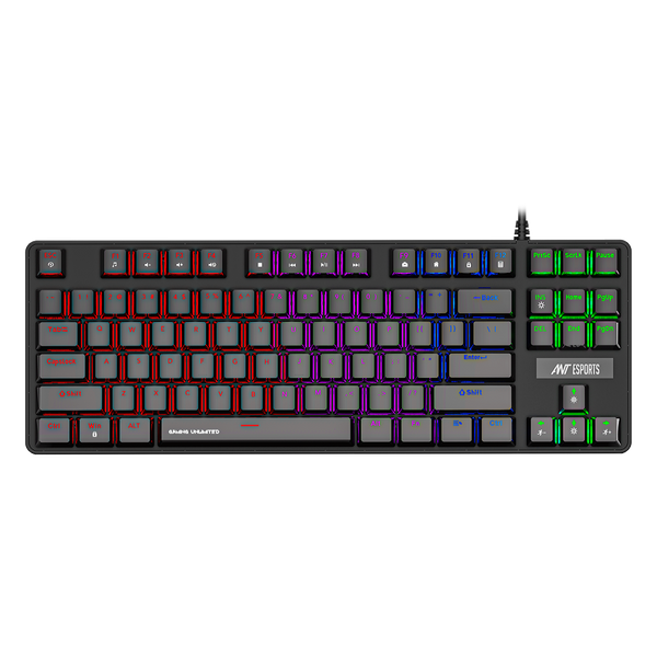 MK1000 TKL Mechanical Keyboard Red Switch - Black