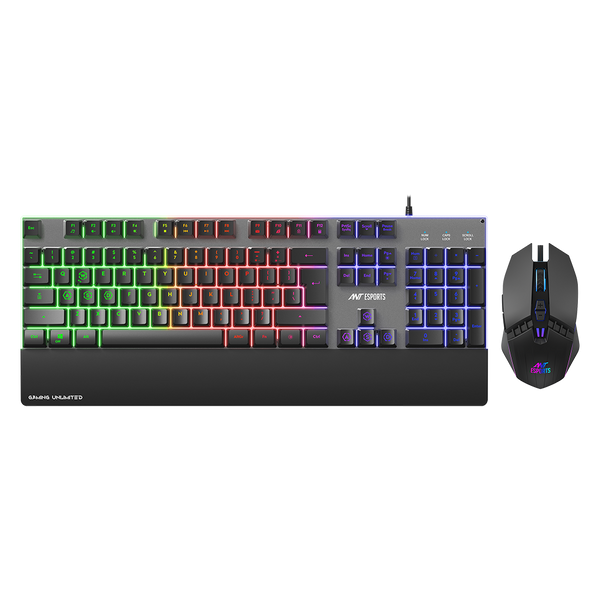 KM550 Wired Gaming Keyboard & Mouse combo - Black