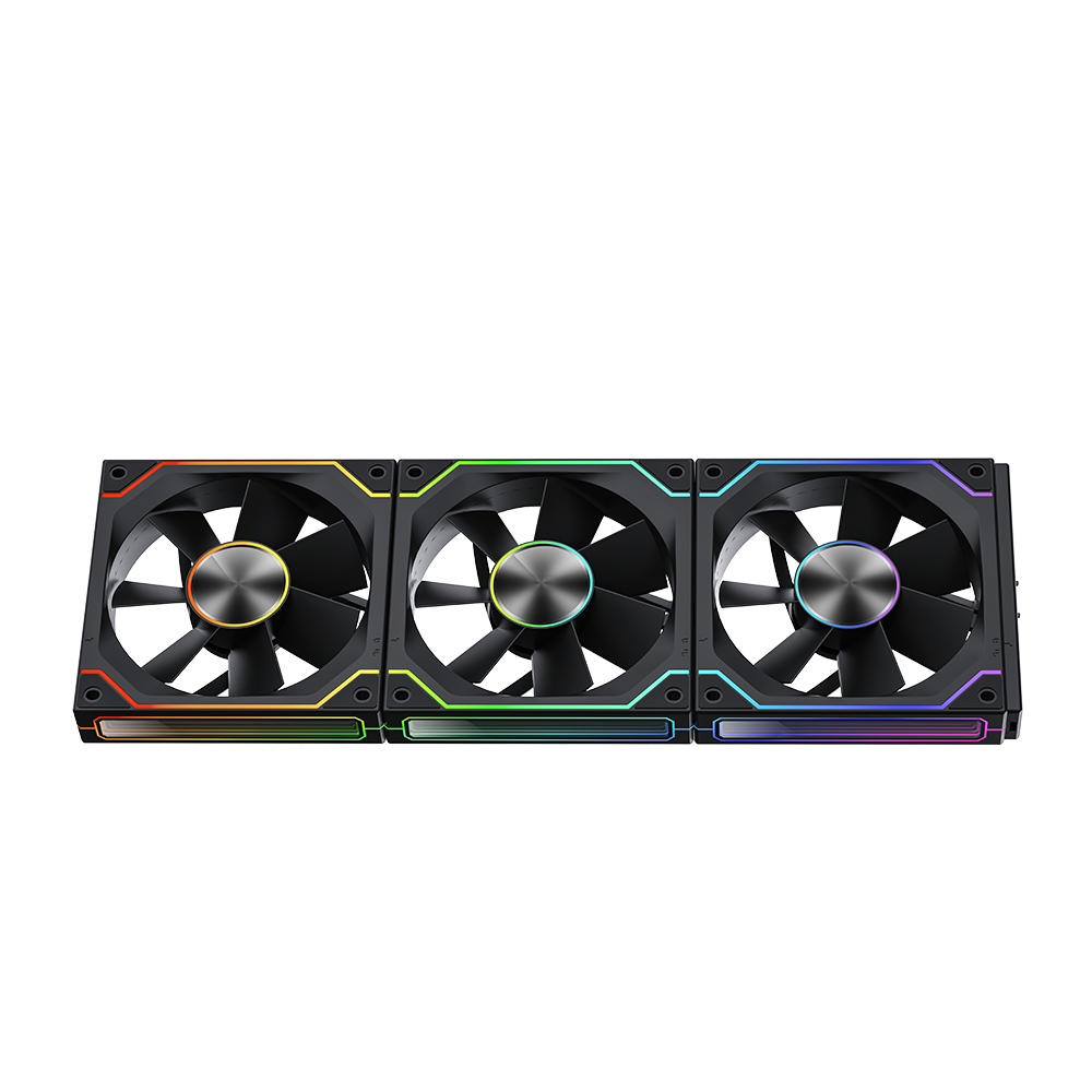 SHIFTFLOW KIT 3x120MM CASE FAN KIT ARGB (BLACK)