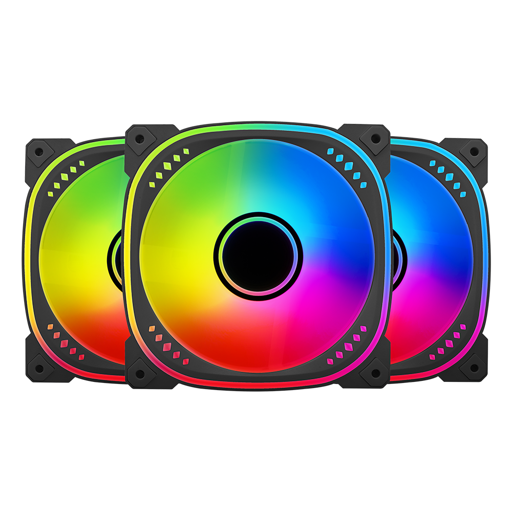 Spectraflow 3x120mm ARGB Case Fan Kit Blank