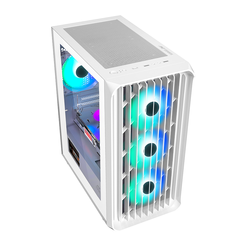 205 MINI 6F Gaming Chassis - White
