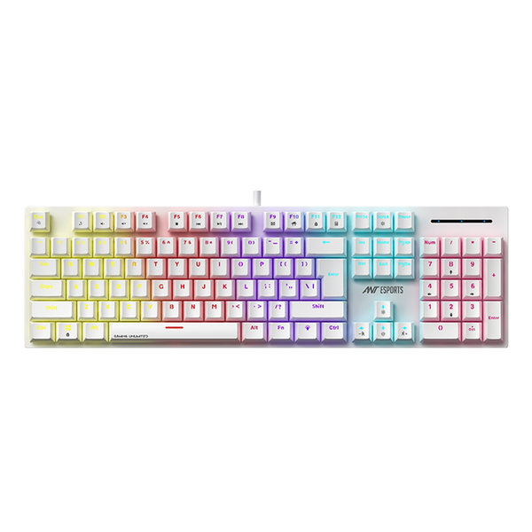 MK3400 V3 Mechanical Keyboard Brown Switch - White