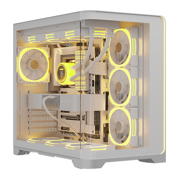Crystal ARC Gaming Chassis - White