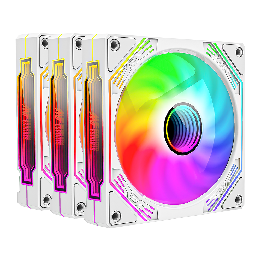 SCIFLOW KIT 3x120mm Case Fan Kit ARGB (White)
