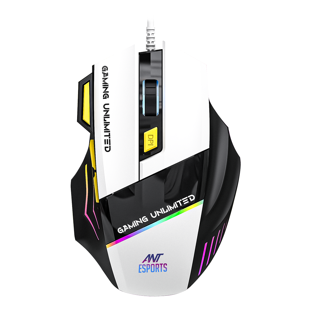 GM100 RGB Gaming Mouse - Black