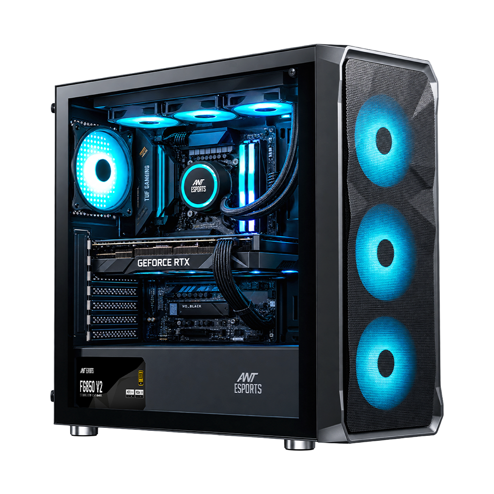 ICE-112 Gaming Chassis BLACK With ARGB FAN