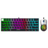 Thunder10 60% Keyboard & Mouse Combo - Carbon Black
