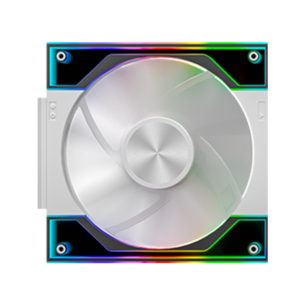 QUARTZFLOW 3x120MM CASE FAN KIT ARGB -  White