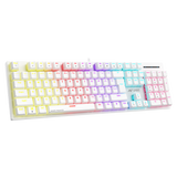 MK3400 V3 Mechanical Keyboard Brown Switch - White