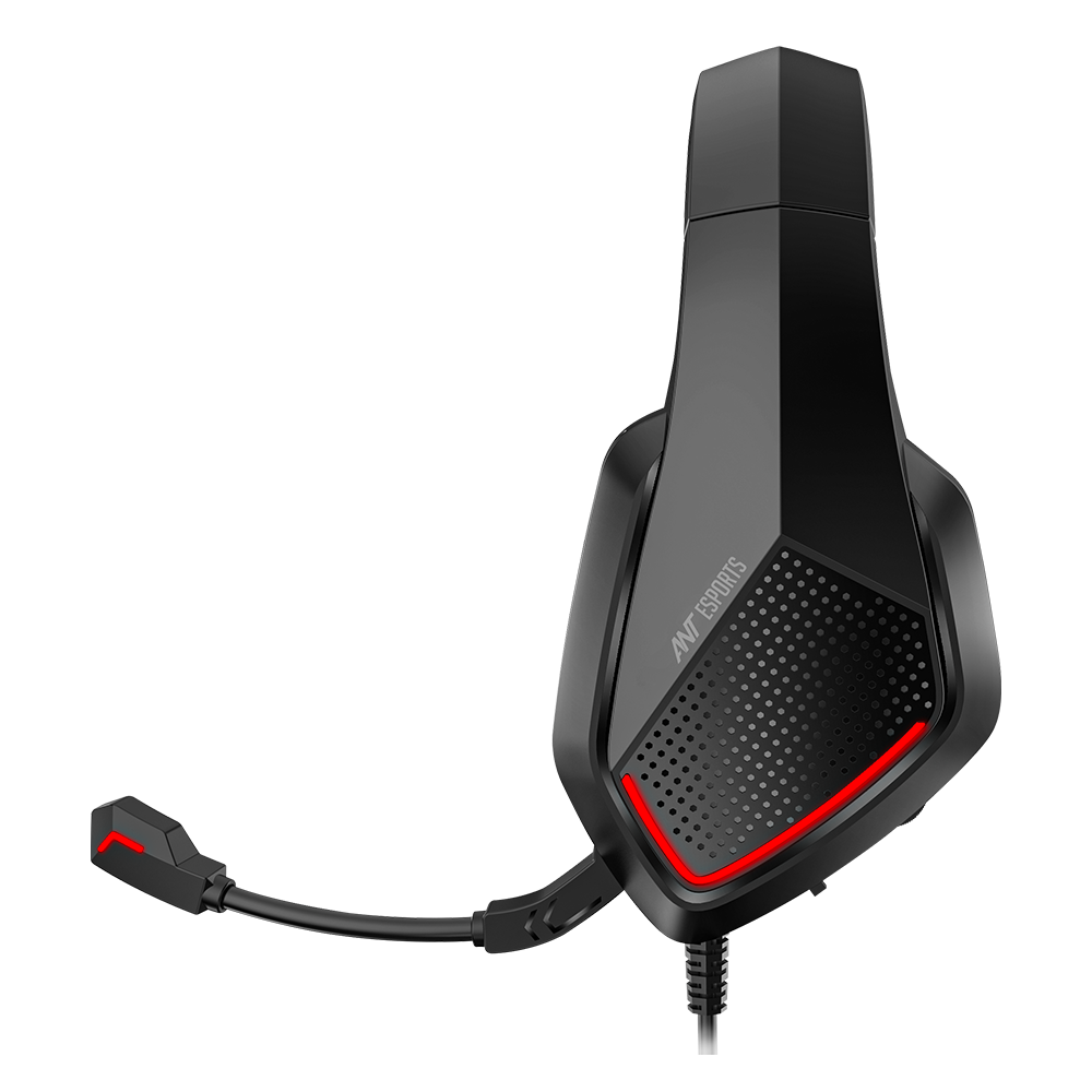 H590 7.1 Surround Sound USB Gaming Headset - Red LED