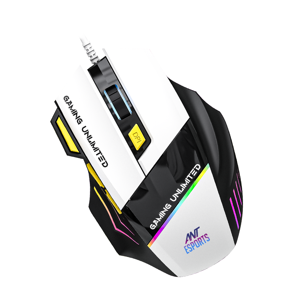 GM100 RGB Gaming Mouse - Black