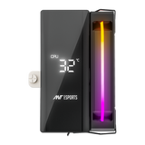 V6 Digital CPU Air Cooler with Temperature Display