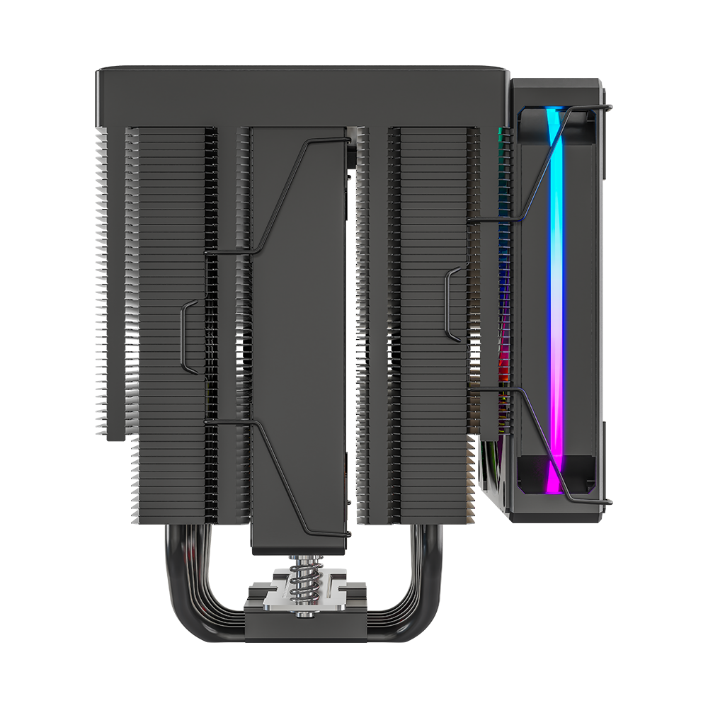 V8 Digital CPU Air Cooler with Temperature Display