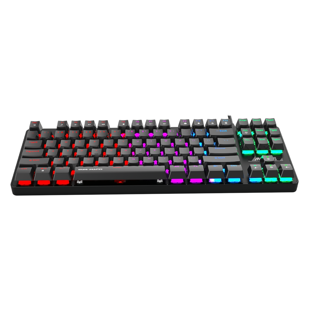 MK1000 TKL Mechanical Keyboard Blue Switch - Black
