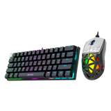 Thunder10 60% Keyboard & Mouse Combo - Carbon Black