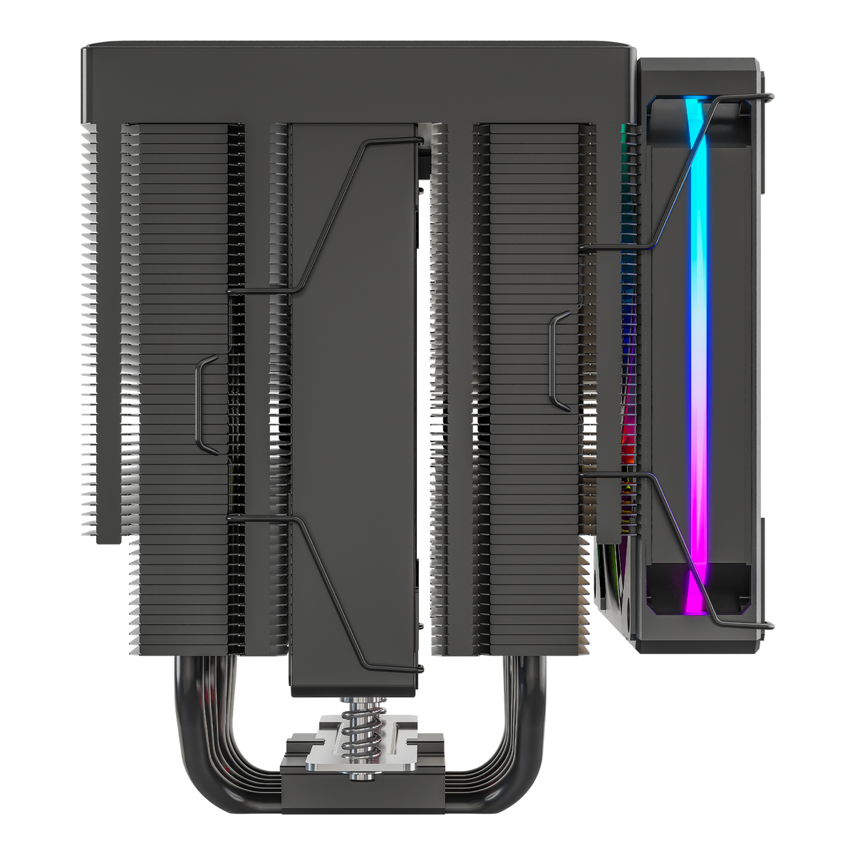 V8 Digital CPU Air Cooler with Temperature Display