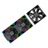 QUARTZFLOW 3x120MM CASE FAN KIT ARGB -  Blank