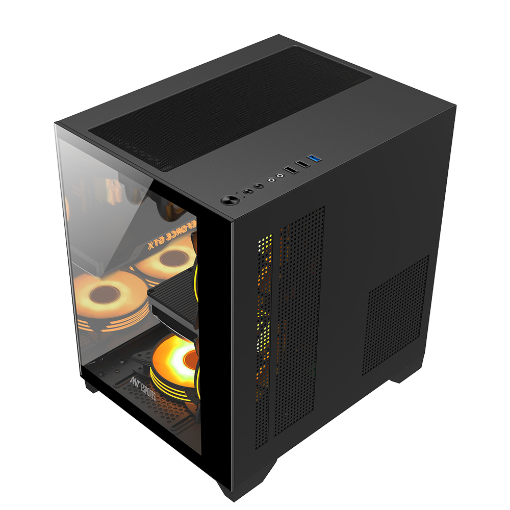 CRYSTAL Z2 Gaming Chassis Black