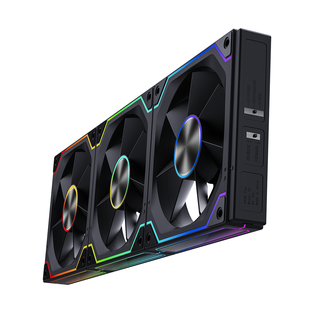 SHIFTFLOW KIT 3x120MM CASE FAN KIT ARGB (BLACK)