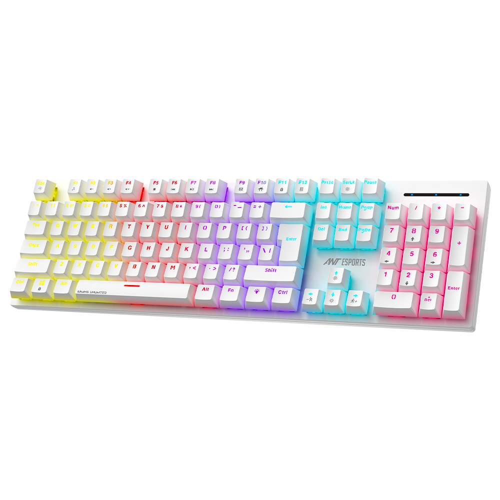 MK3400 V3 Mechanical Keyboard Brown Switch - White
