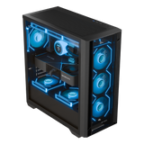 AQUA 360 4F Gaming Chassis - Black