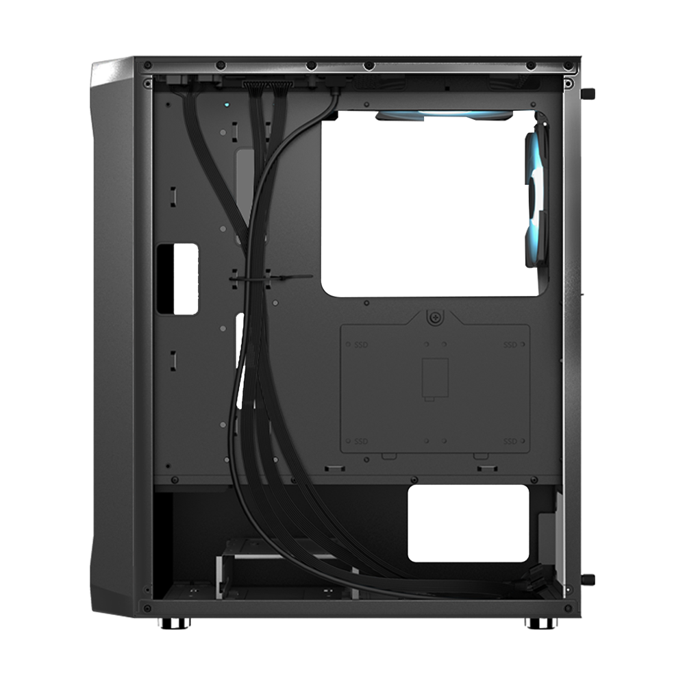 ICE-112 Gaming Chassis BLACK With ARGB FAN
